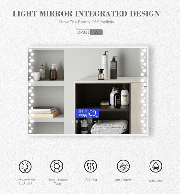 LED蓝牙音箱智能浴室镜