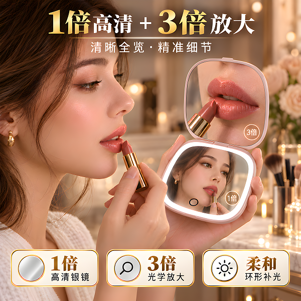 （SM609）水波纹工艺口袋镜