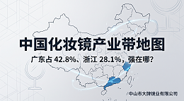 中国化妆镜产业带地图：广东占 42.8%、浙江 28.1%，强在哪？