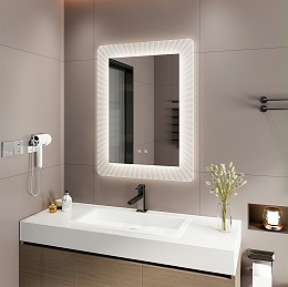 亚克力花纹浴室镜